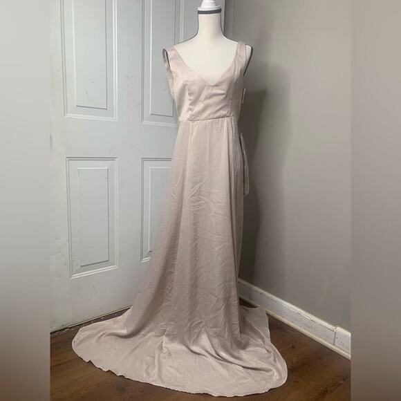 Show me your mumu Jenn maxi dress‎ size medium bridesmaid size medium - Picture 1 of 9